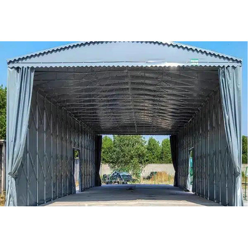 Heavy PVC Push-Pull Canopy for Industrial Warehousing