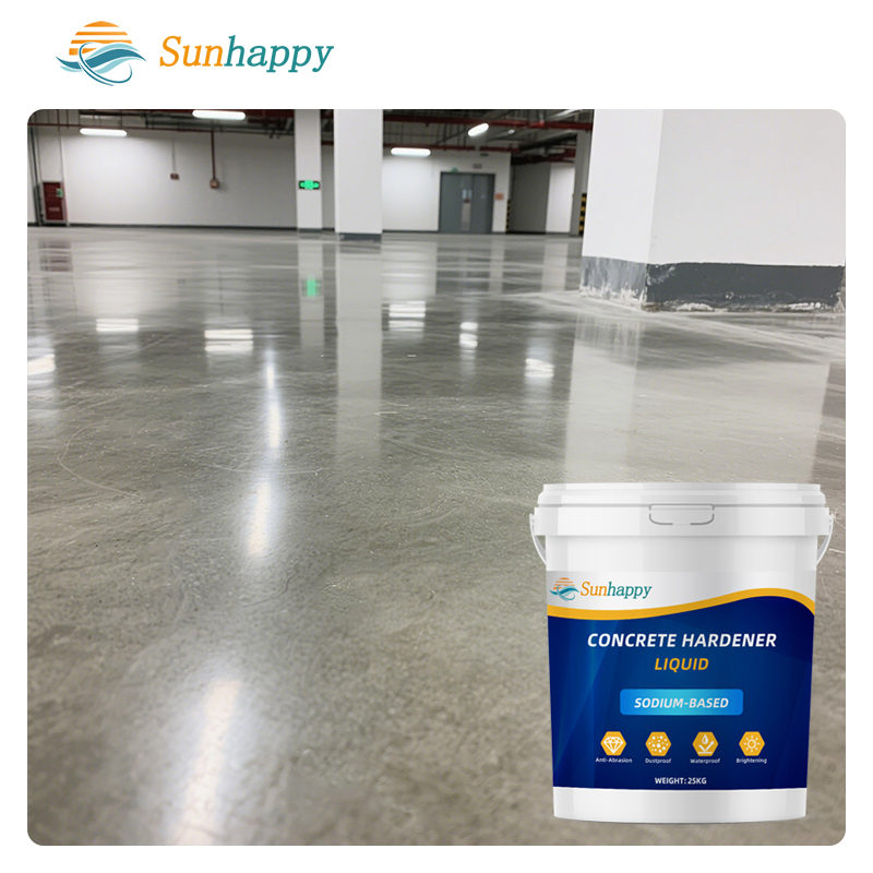 High-Density Cement Curing Agent Non-Dusting High Load-Bearing Capacity Clear Liquid Concrete Floor Hardener
