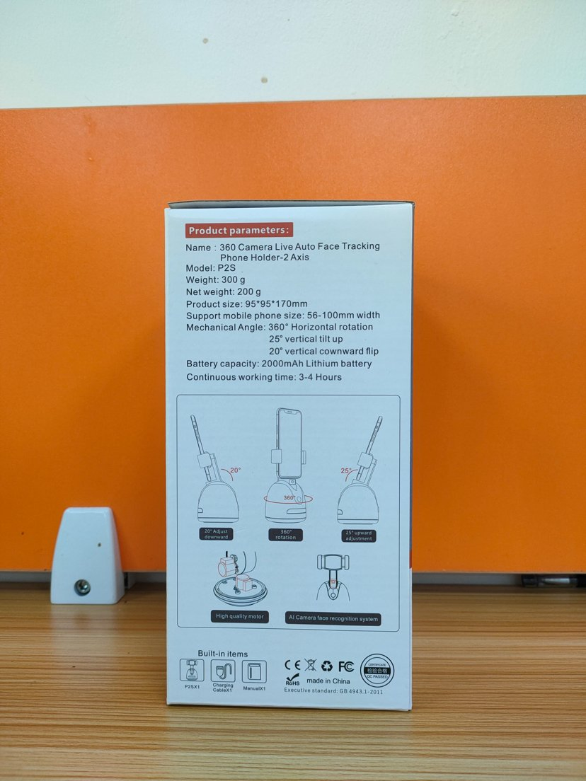 Smart Selfie Stick 360 Rotation Shot Tripod Phone Holder Gimbal Stabilizer for Auto Face Tracking Shooting