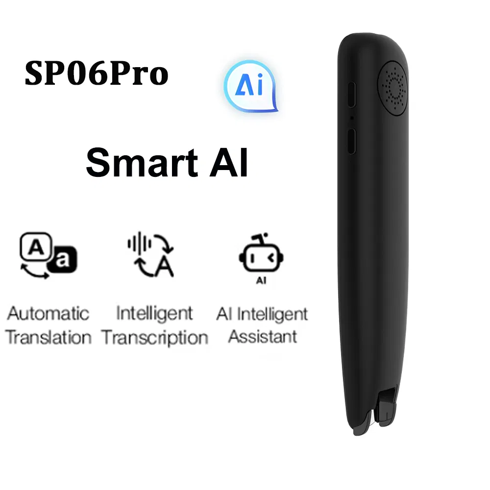 The latest China factory digital language translate pen with smart AI electronic dictionary real-time translation learning and education scanner SP06Pro
