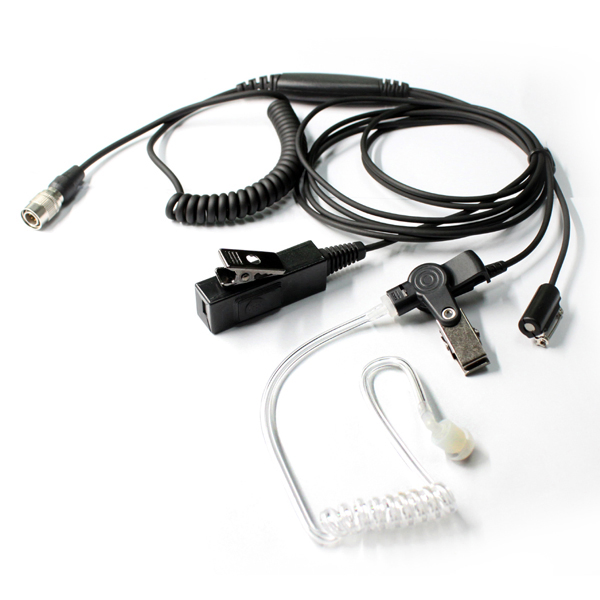 Security Earpiece with Acoustic Tube Earhook for Kinds of Walkie Talkies