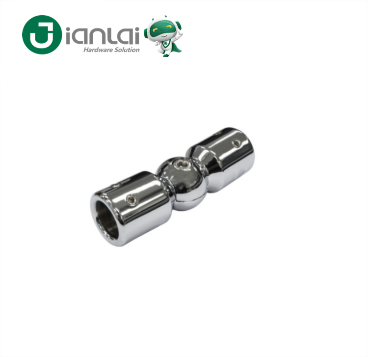 Stainless Steel Bathroom Glass Fittings Shower Room Accessories Bar Connector