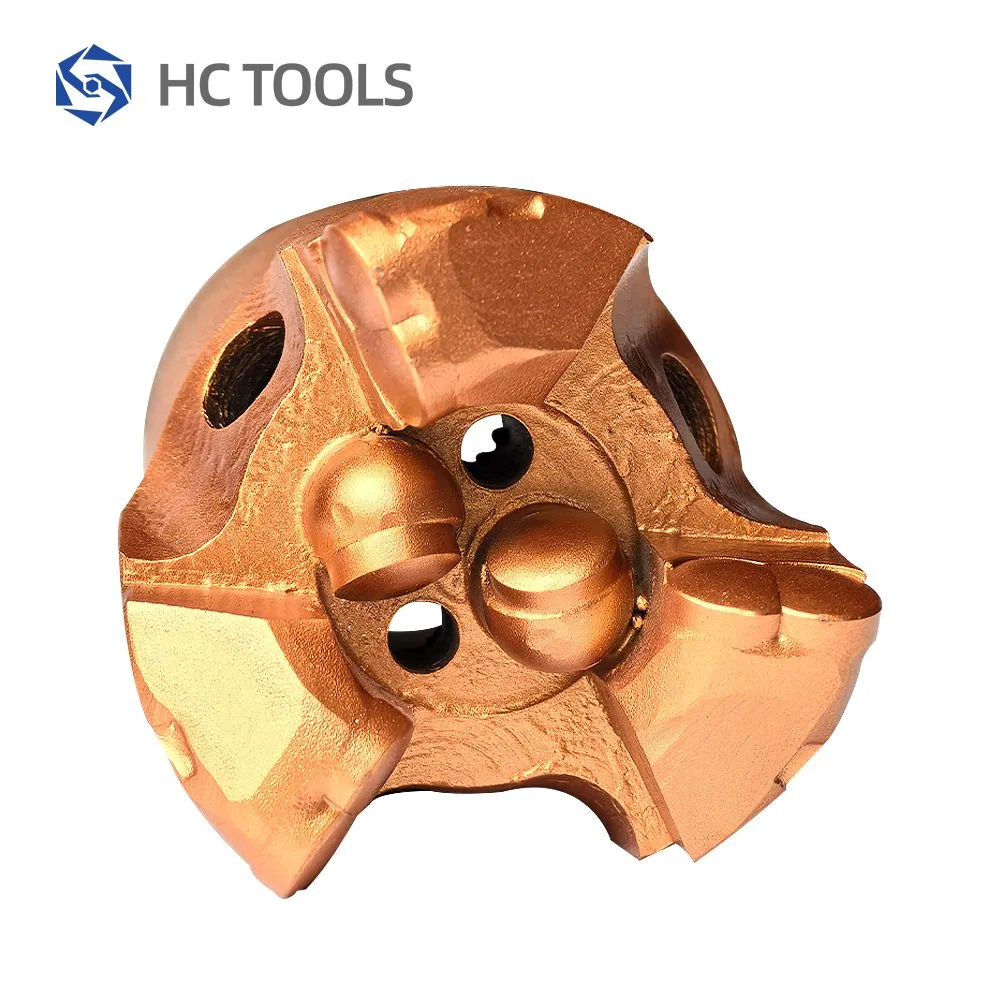 in Stock Hole Opener Diamond PDC Drill Bit 75mm PCD Cutters Oil Water Well Mining Drilling