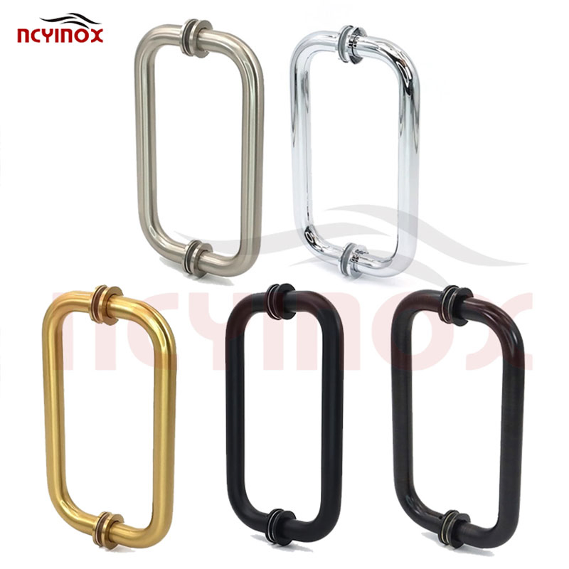 American Shower Screen Enclosure Room Glass Door Back to Back Tubular Glass Bathroom Door Handle Shower Door Pull Handle