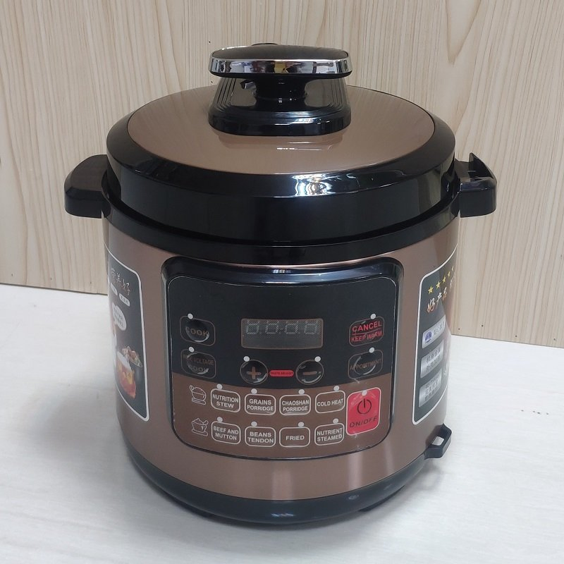 Home Pressure Cooker with Non-Stick Pot for Quick Meal Prep