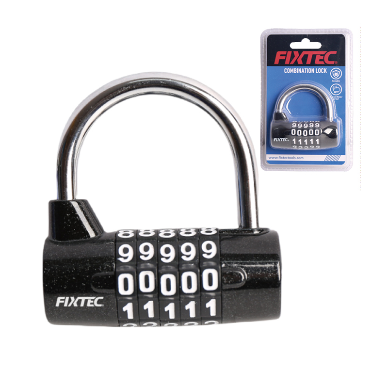 Fixtec 5 Digit Combination Security Travel Suitcase Padlock for Safety