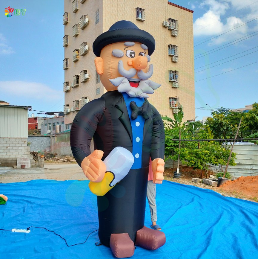 Boyan Netherlands Inflatable Abraham Cartoon with Number Signs