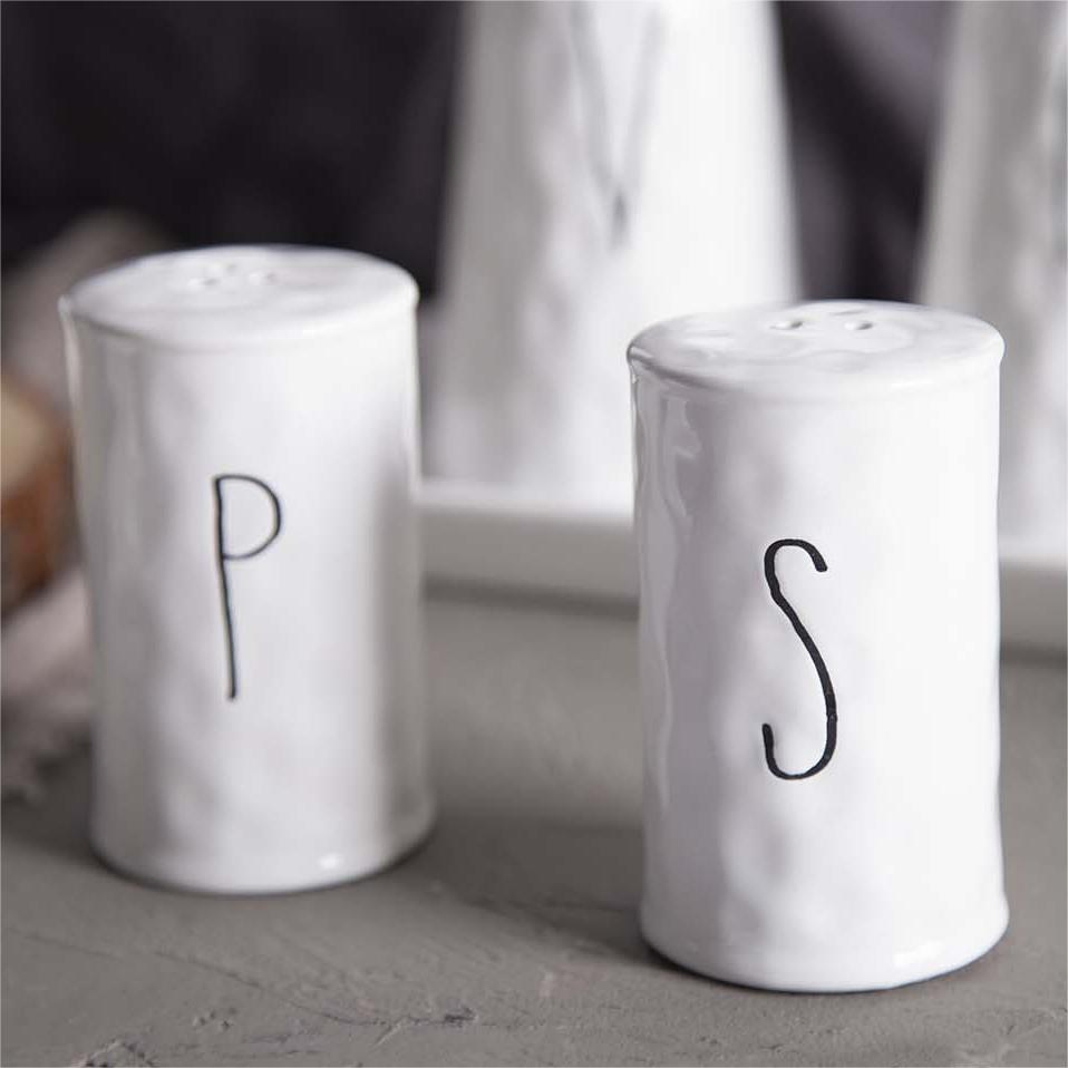 White Embossed Ceramic Kitchen Use Storage Jar/ Oil Bottle/ Spoon Holder/ Butter Dish