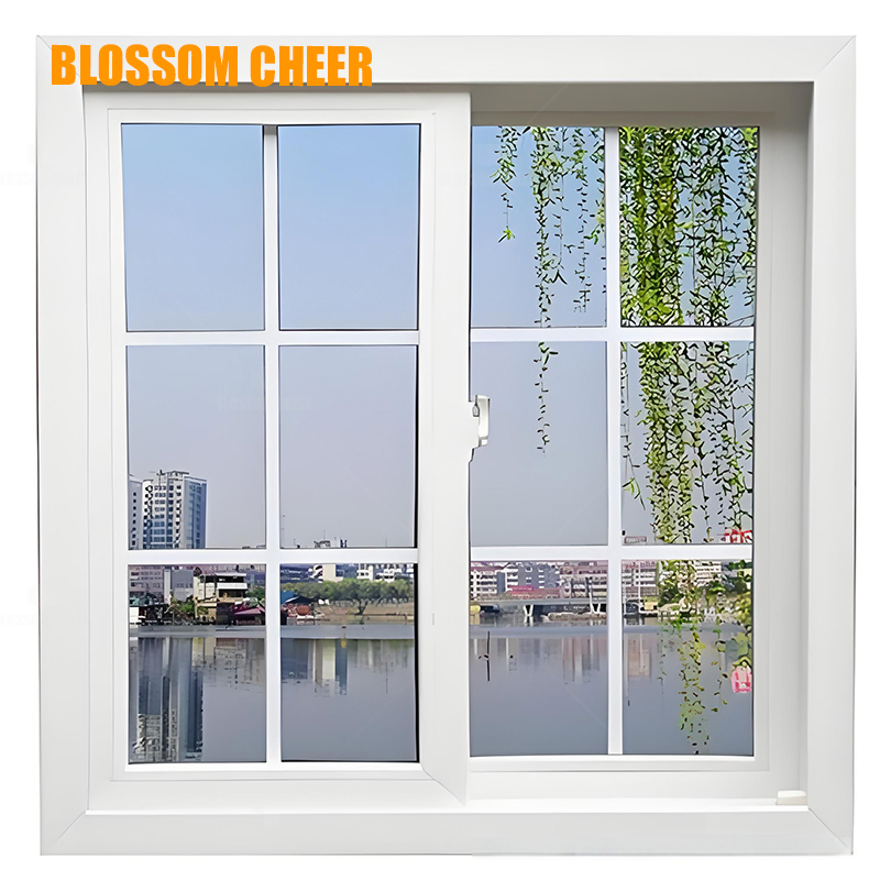 Impact Glass Window UPVC Resistant Horizontal Sliding Windows Sliding Window
