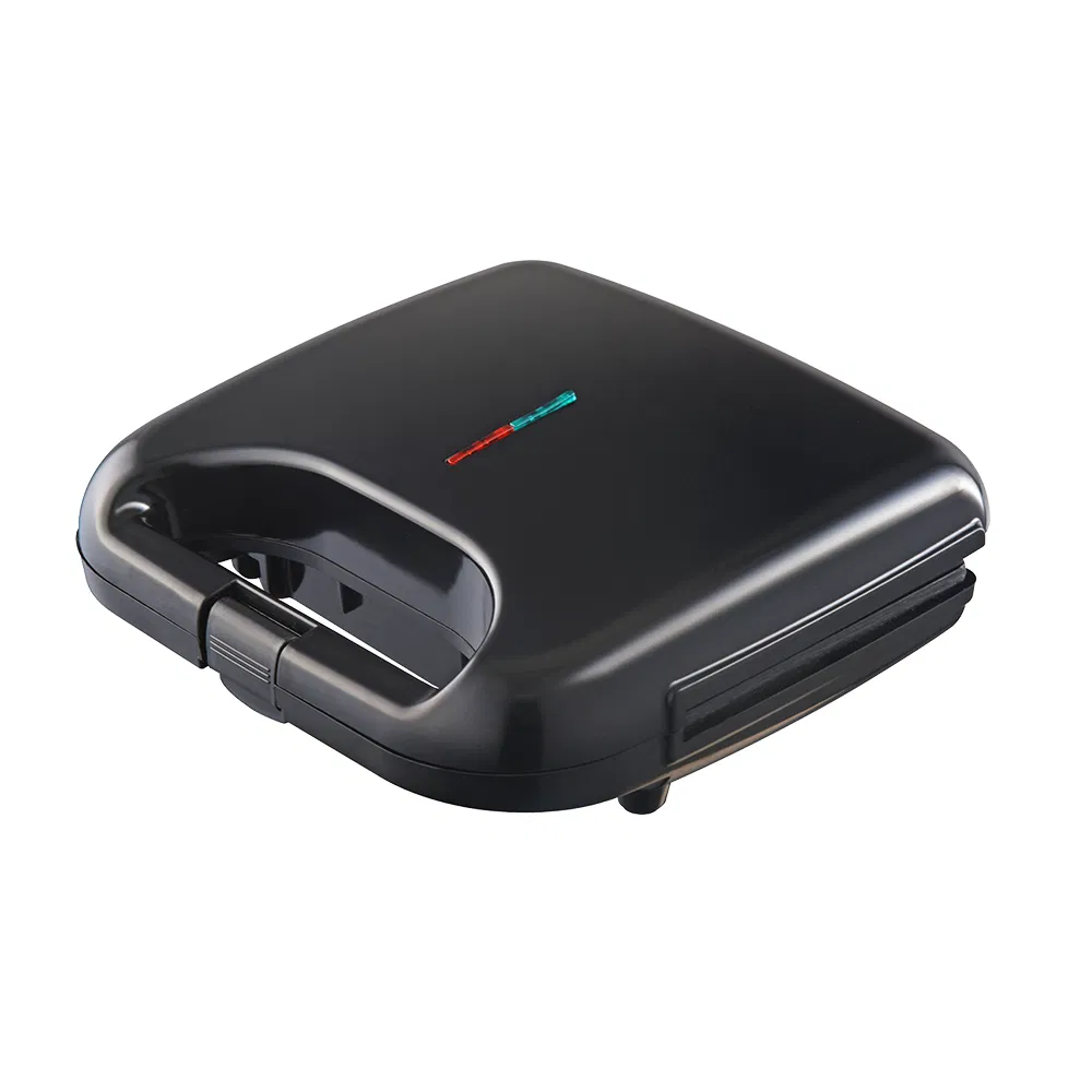 Compact 2 Slice Sandwich Maker with Non-Stick Fixed Plates Ub-812
