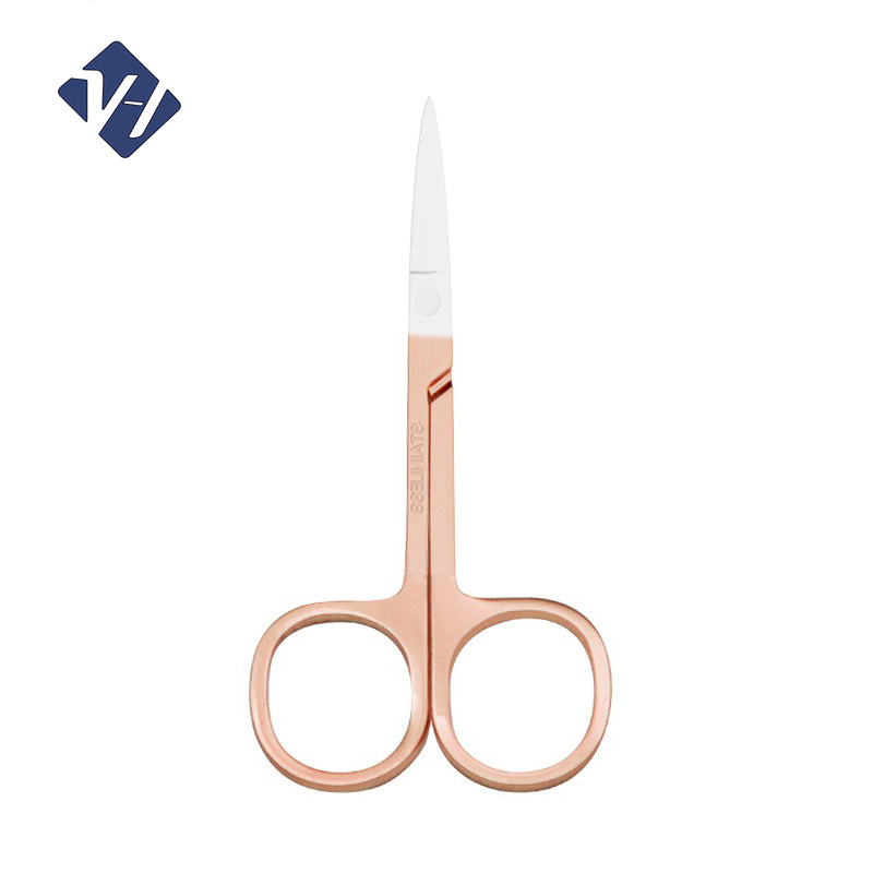 Stainless Steel Mini Manicure Cuticle Private Eyebrow Eyelash Face Hair Nail Scissors