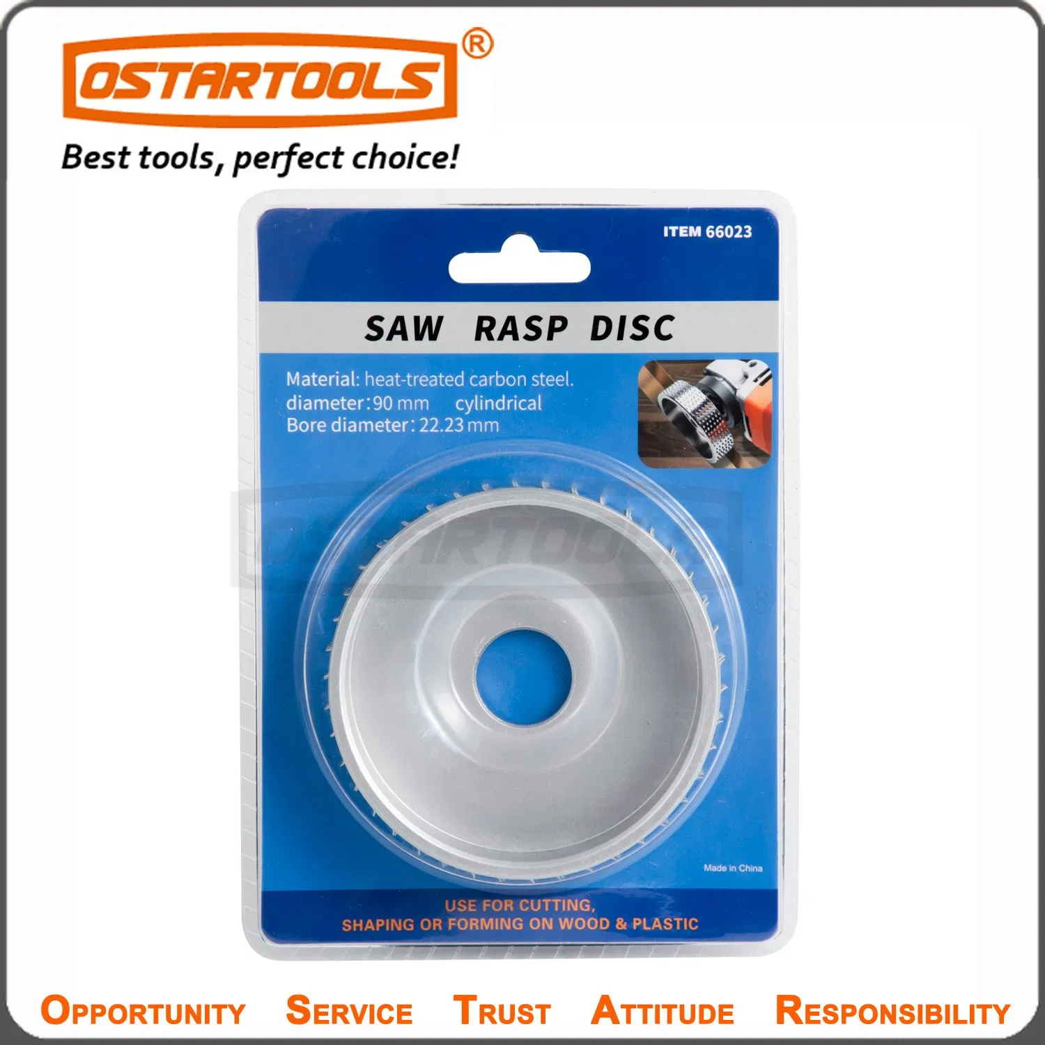 Premium 125mm Grinding Disc for Wood and Non-Metal Carving