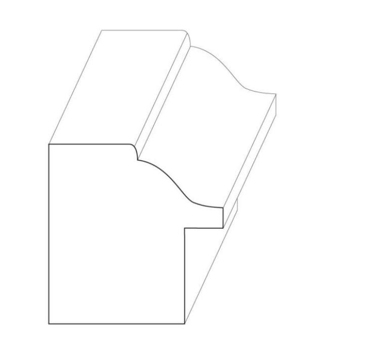 Life Time No Rot Warranty PVC Back Band Moulding