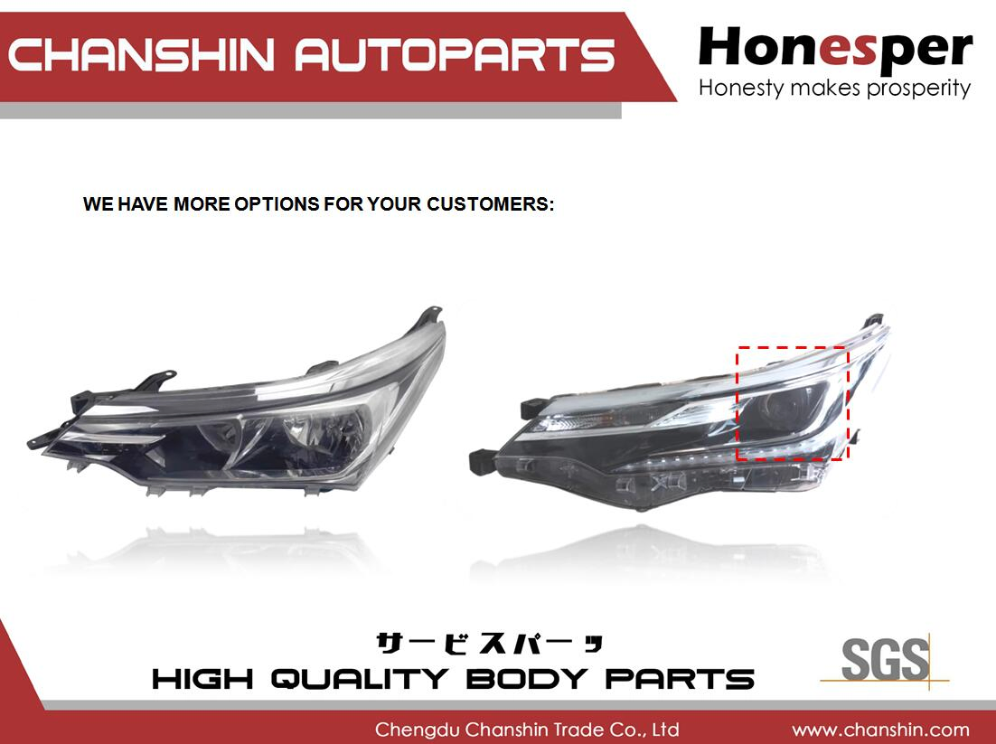 Фара головного света для Toyota Corolla 2017-2019