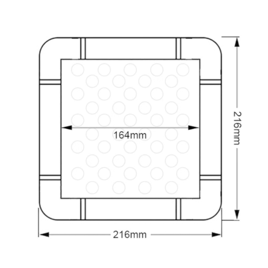 Wholesale Standard Scaffold Safety Plastic Base Plates Scaffolding Footplate