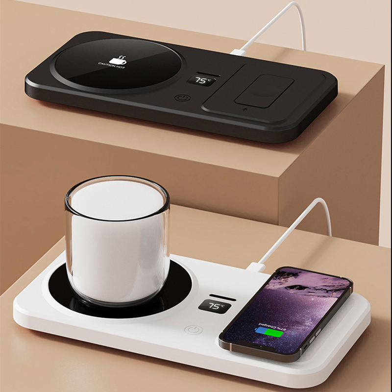 Wholesale Intelligent Thermostatic Cup Warmer with Wireless Charging Function