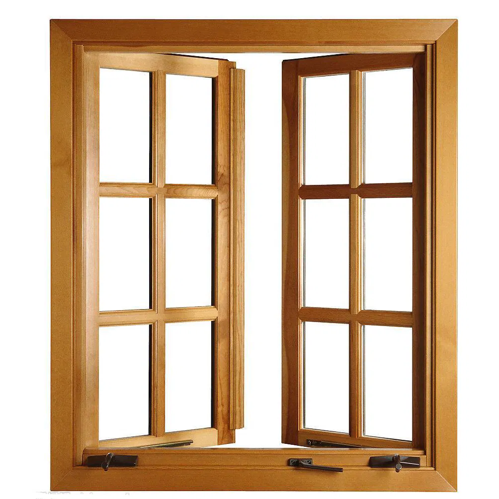Good Price Building Material Aluminum-Clad Wood Window Wooden Window