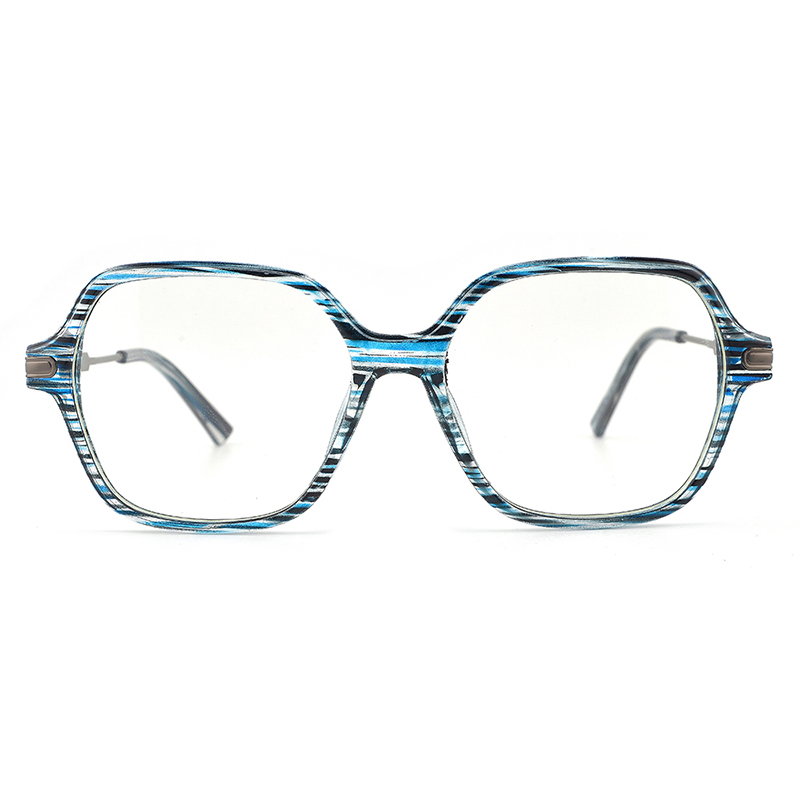 New Arrival Flexible Geometric Tr90 Metal Optical Frames Budget Modern Fashion Design Eyewear for Women Men