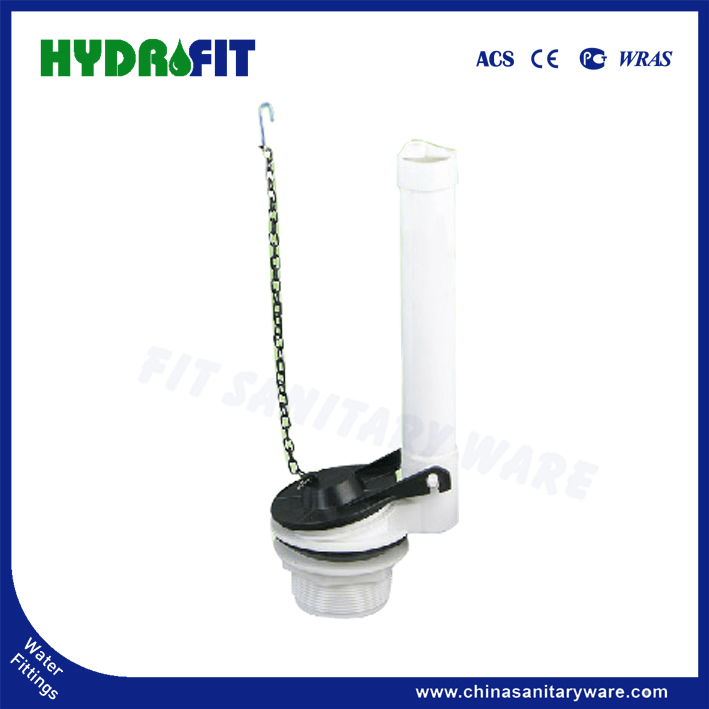 Single Push Side Pull Water Inlet Caliber 1/2" or 7/8" Bathroom Toilet Water Tank Accessories Flush Valve (FP3508)