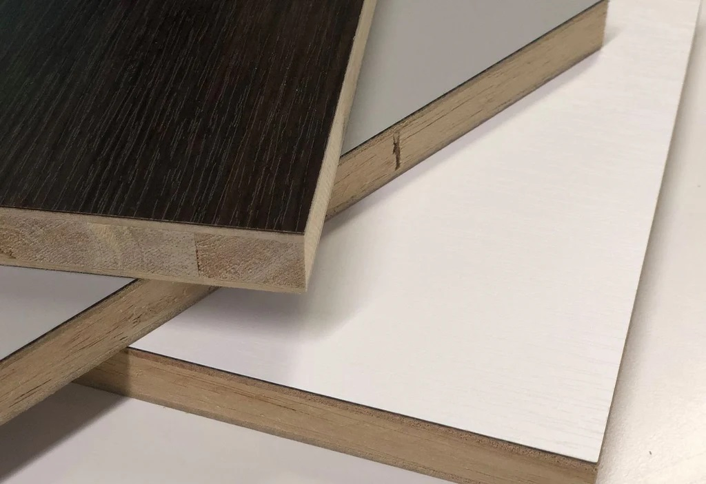 Changyuan Decoration Material Wood Veneer Ecological Board Natural Laminated Melamine Pattern Molded Panel Veneer Decoration Materials