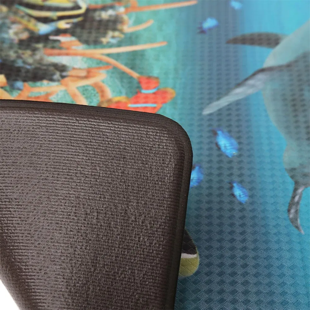 Factory Hot Sale Anti Fatigue Washable Quickly Dry Waterproof Non-Slip PVC Floor Kitchen Mat