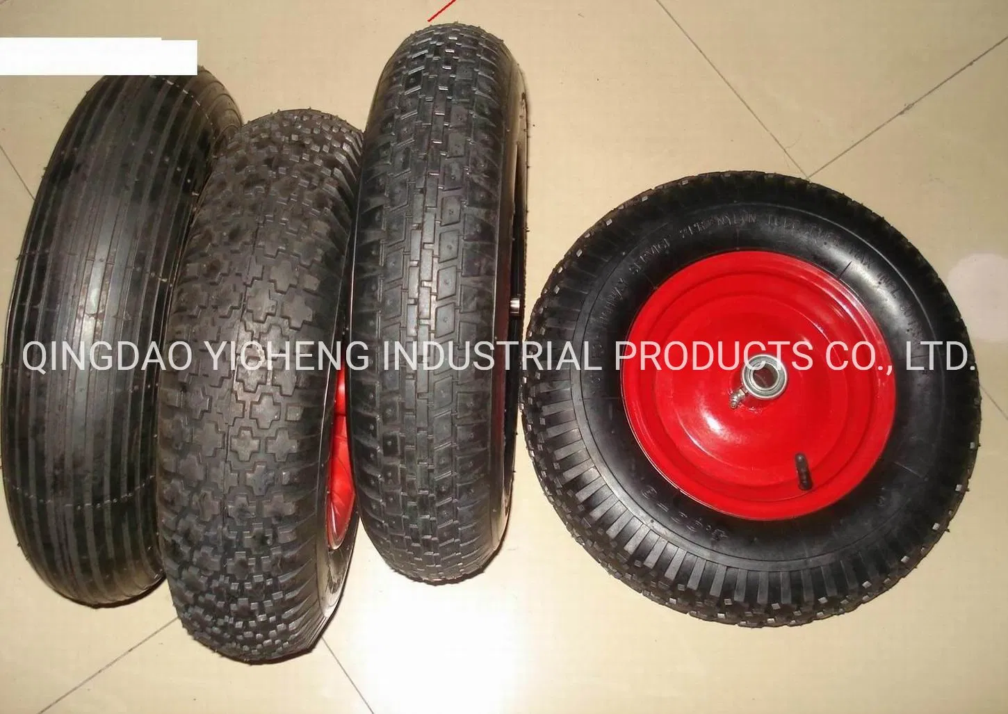 Square Pattern Wheelbarrow Wheel and PU Foam Wheel 16X4.00-8