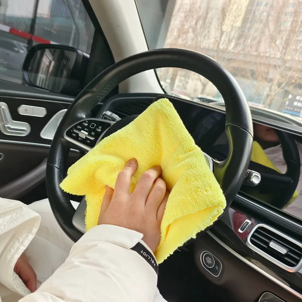 Super Soft Car Ceramic Coating Towel, Made by Durable Microfiber Material, Long-Short Pile, 40X40cm, 400GSM