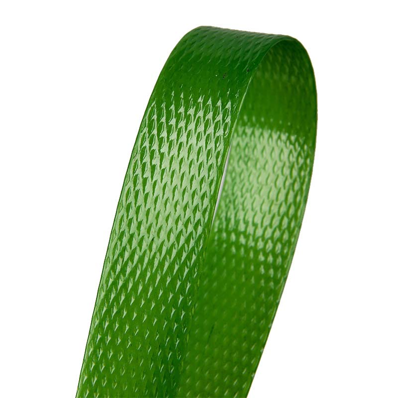 5/8" X 4, 000' Green Polyester Embossed Manual Strapping
