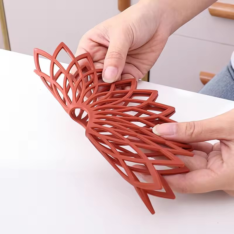 Glass Table Silicone Hot Pot Mat Silicone Household Electric Heating Table Mat Heat Resistant