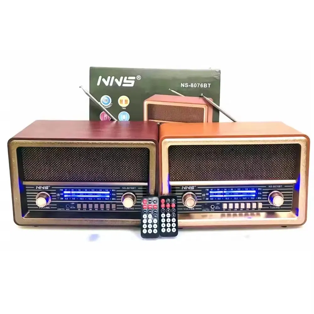 Настольная Bluetooth-колонка NS-8076BT с FM-радио