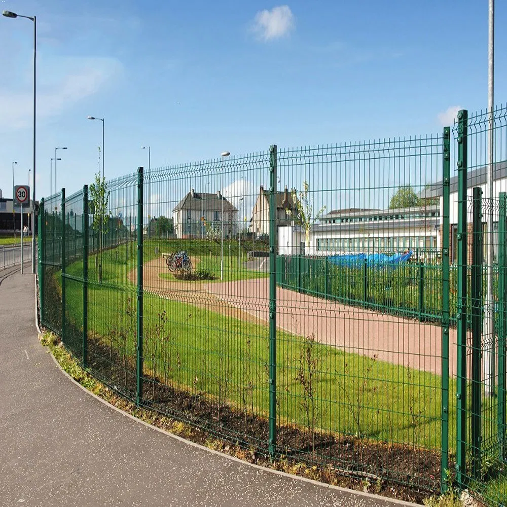 High Quality PVC Black Vinyl Coated Chain Link Fence for Garden