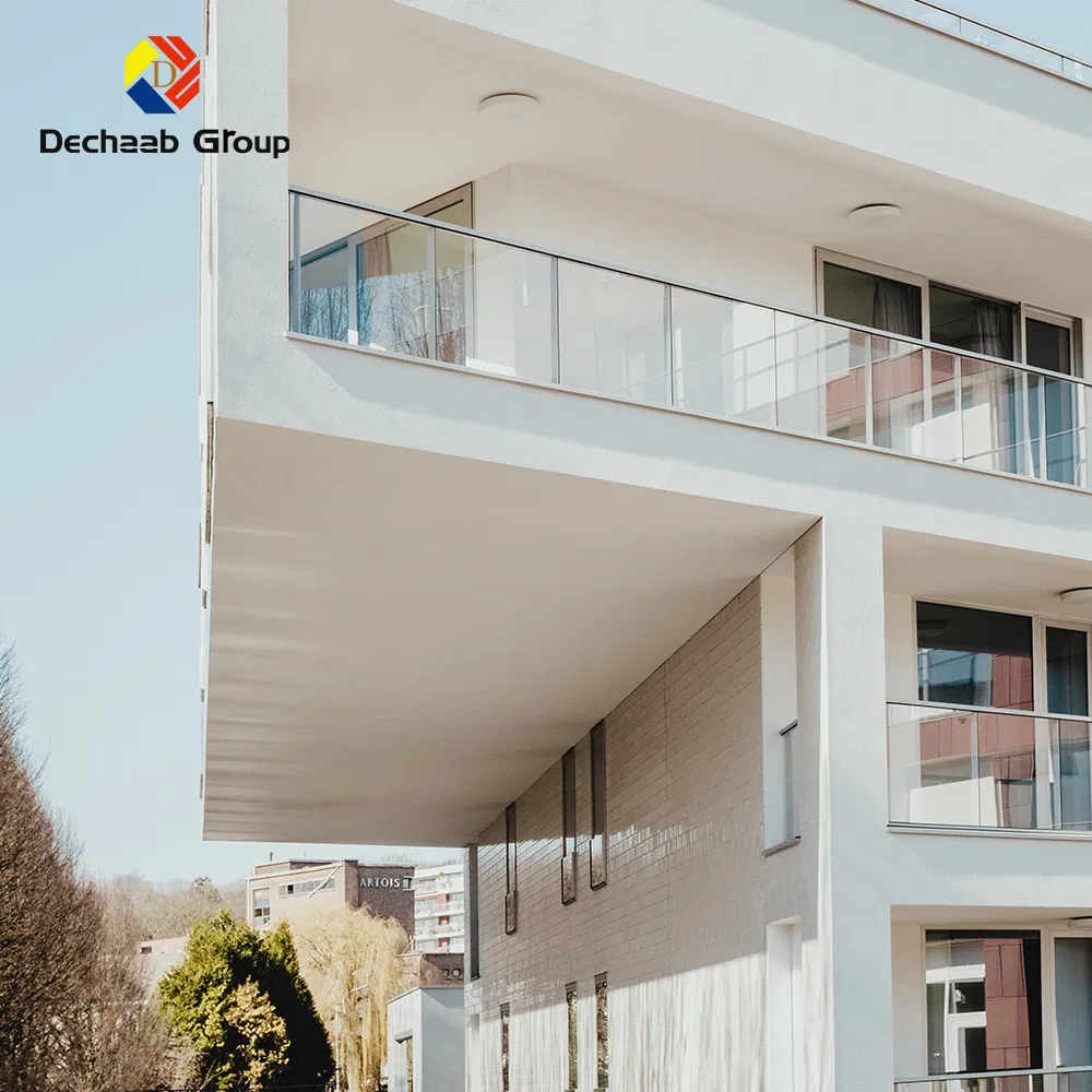 Non-Rust Anti-Hurricane Glass Railing for Safety and Decoration