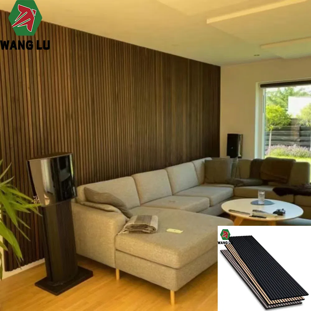 2800*1000mm Good Price Pet Wooden Slatted Panel Sound Absorbing Panel Aku Panel Soundproof Acoustic Panel