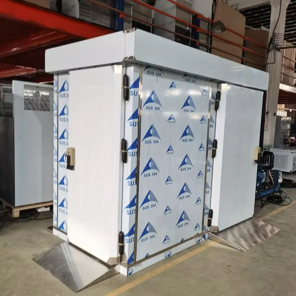 Food Quick Freezer Tunnel Blast Freezer Shock Chiller with Trolley Roll in