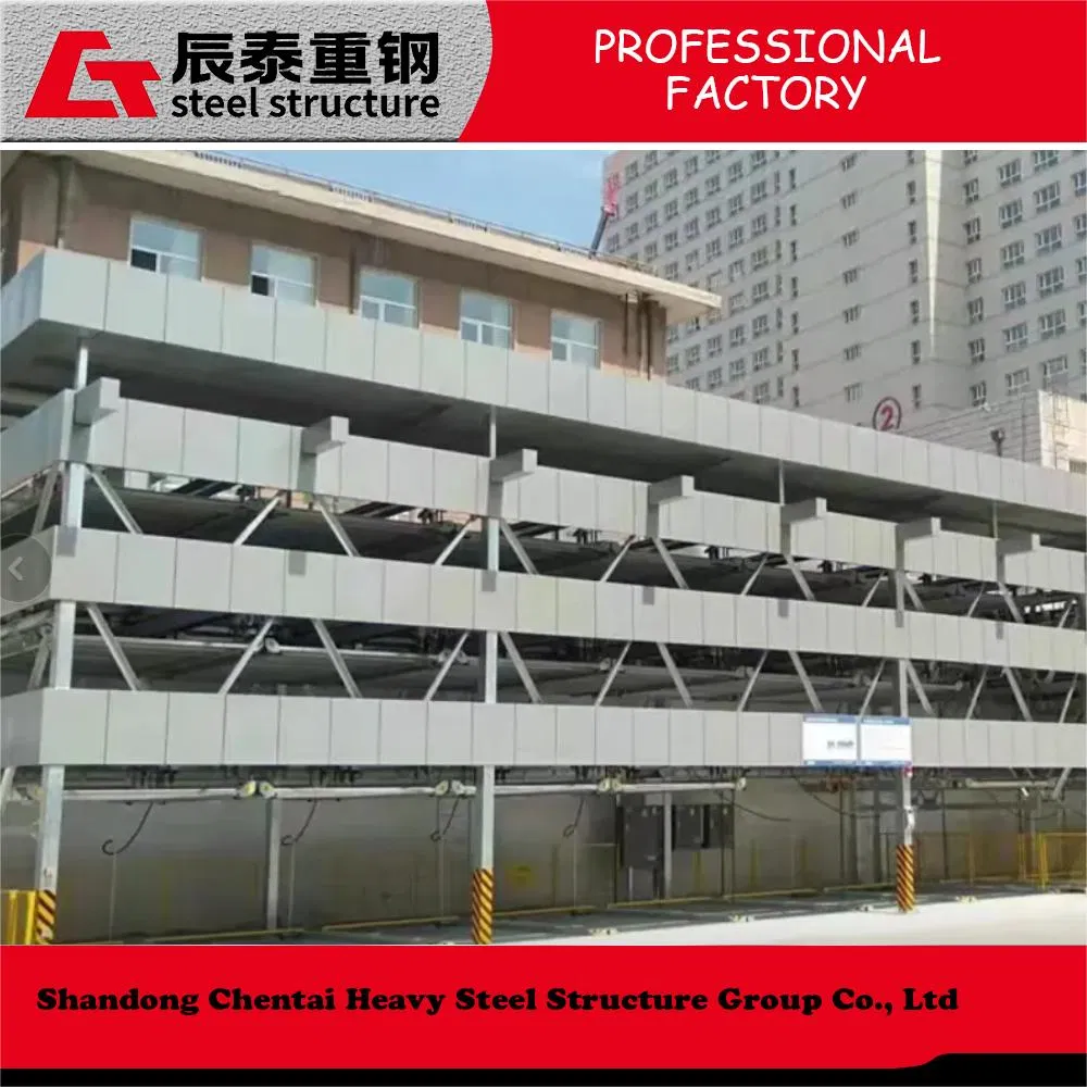 Customized Design Multi-Storey Steel Structure Building Above-Ground Parking Lot