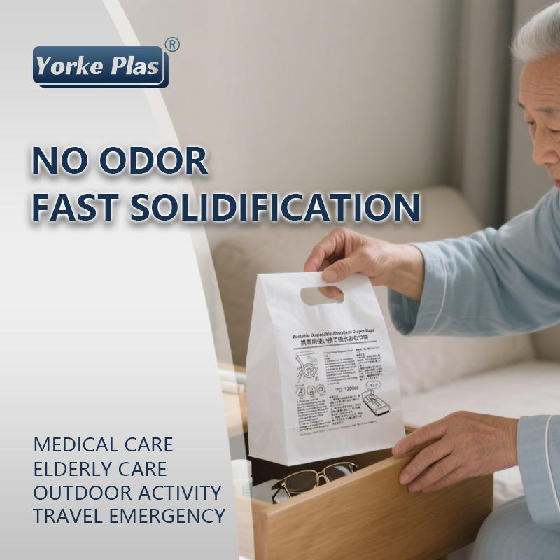 Disposable Urine Bags Are Portable Odor-Free and Enable Instant Water Locking