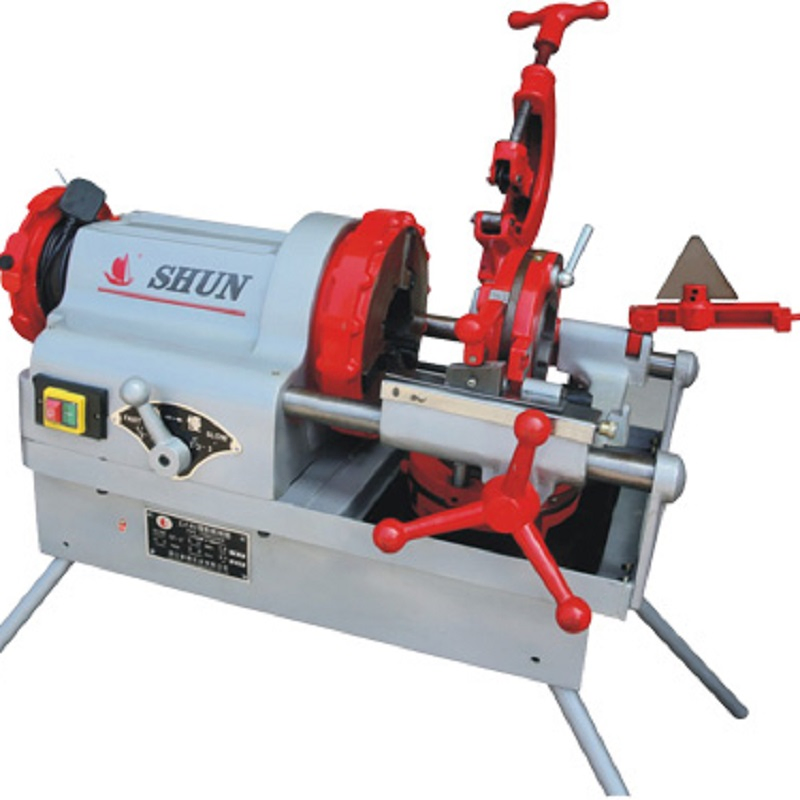 High Efficiency Zit-R6 Automatic Electric Round Steel Pipe Rod Bolt Threader Tool 2 1/2" - 6"