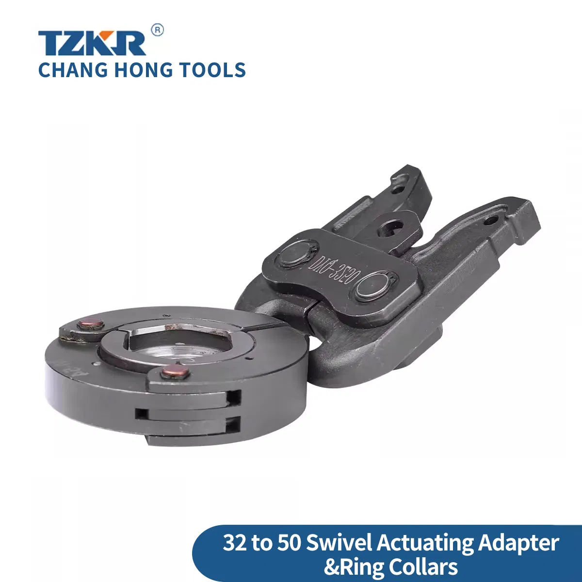 32 to 50 Angled Gimbal Swivel Actuating Adapter Ring Collars