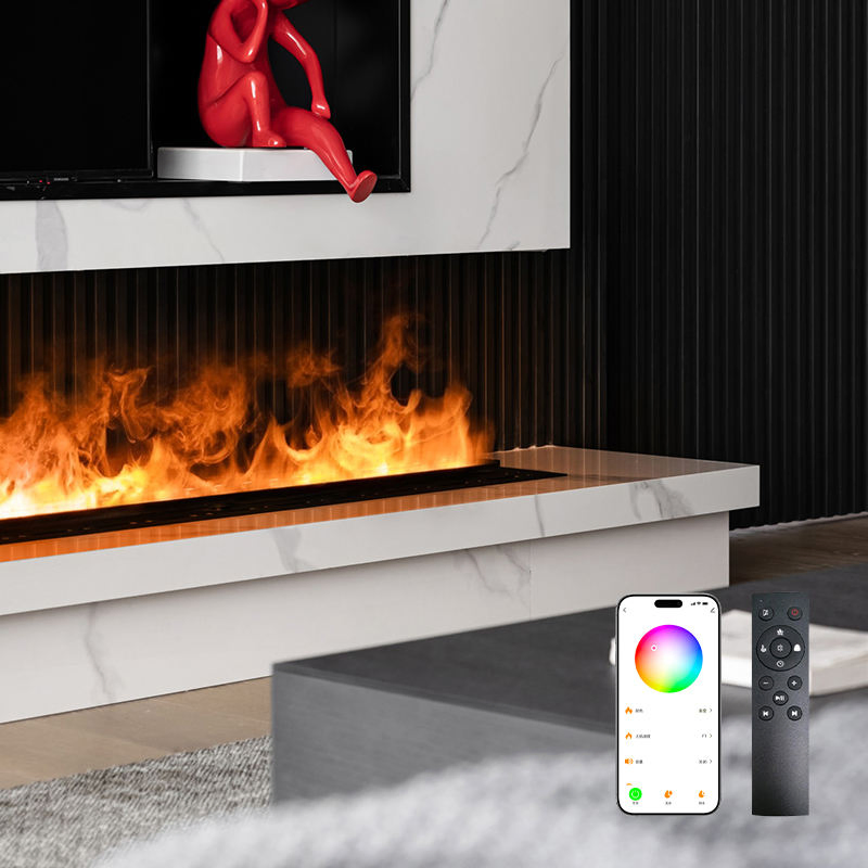 Remote Control + Touch Switch Dual Intelligent Control 3D Fogging Fireplace