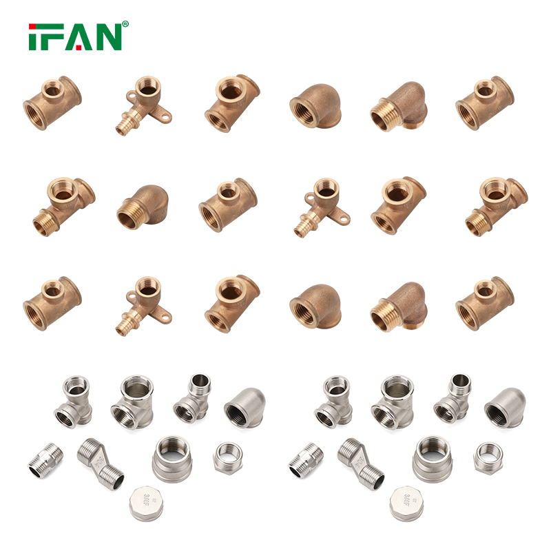Ifan ISO 15874 Plumbing Fittings Threaded Brass Fittings