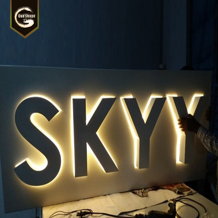 Backlit 3D LED Aluminium Alloy Metal Letters