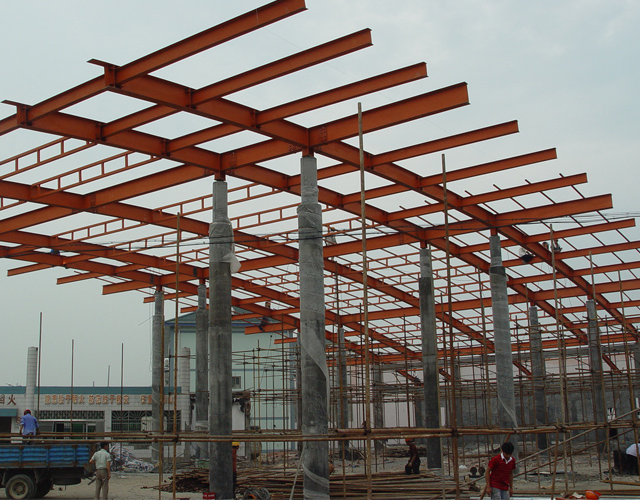 High Quality Painted Structure Steel Light Prefabricated Workshop Building Material