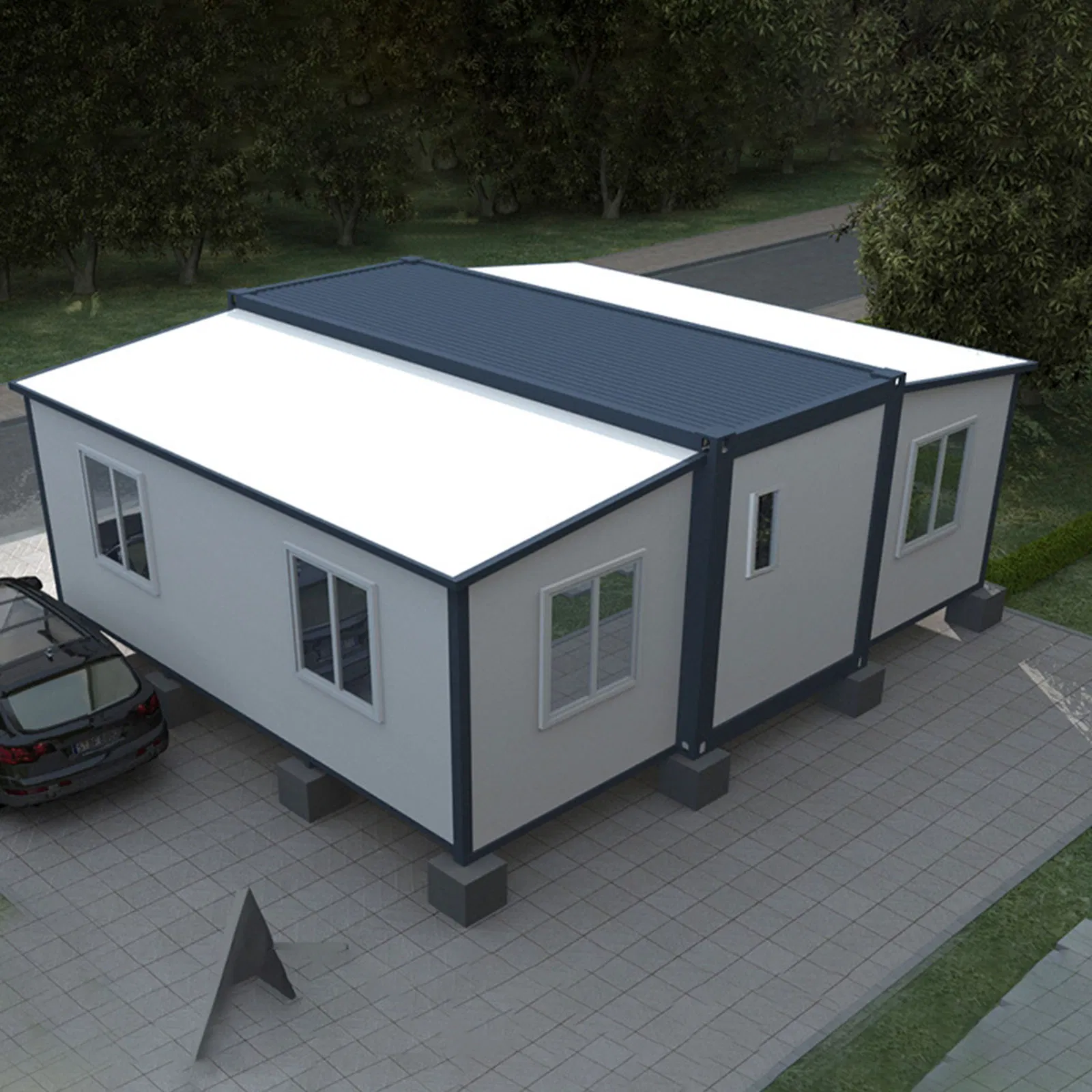 Luxury Expandable Container House America Prefab House Folding Tiny