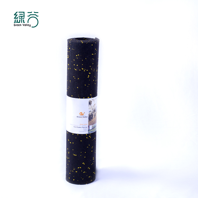 Rubber Floor Mat New Design Anti Slip Gym Flooring Balcony Covering Black Brick Elastic