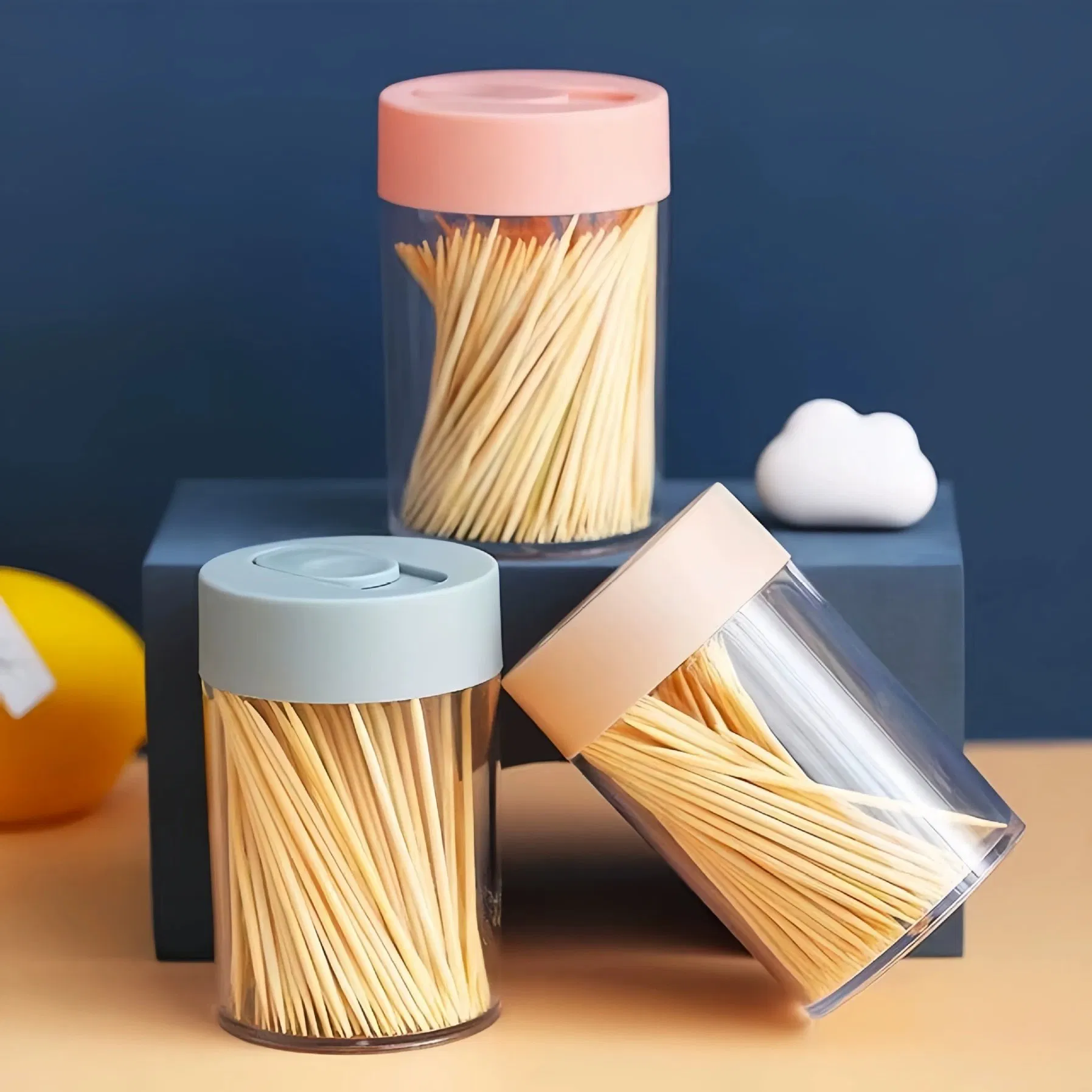 Food-Grade Canned Bamboo Picks for Restaurant or Home Use Toothpicks