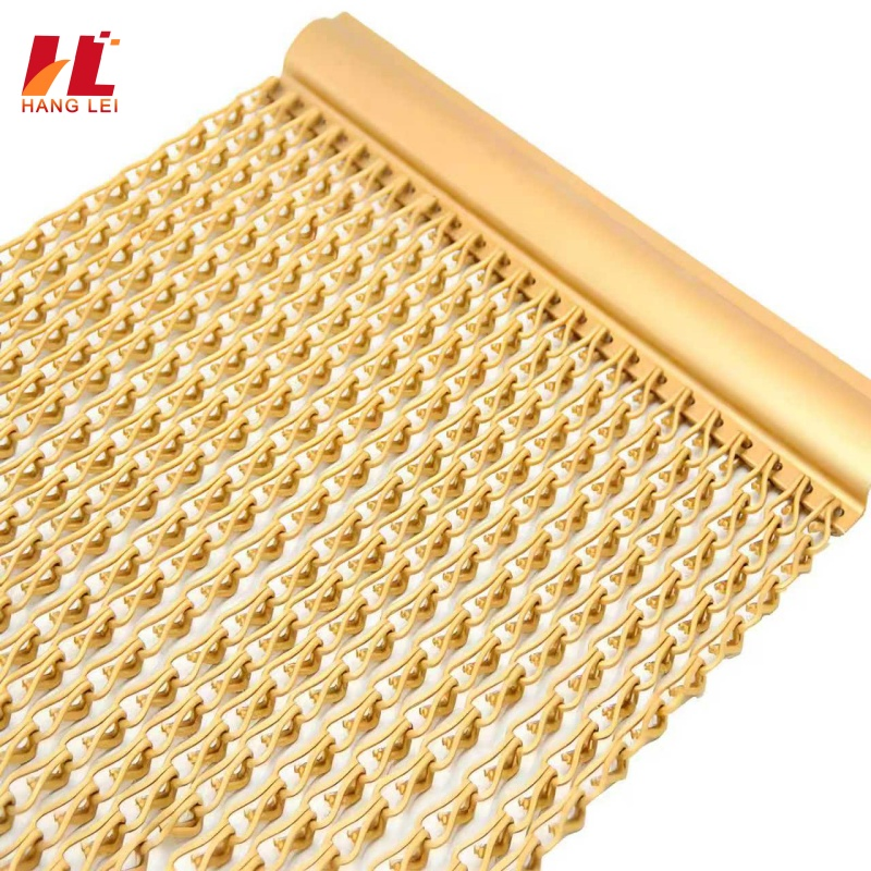 Modern Ornamental Aluminum Alloy Hook Mesh for Garden Fencing Fashion Chain Accessories