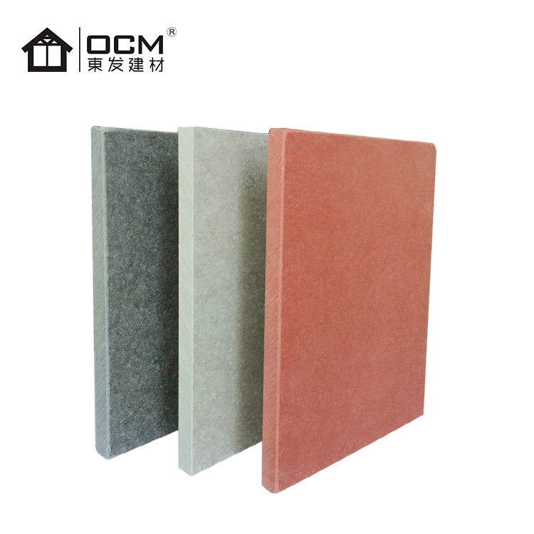 Customized Color External Siding Wall Cladding Decorative Colot Though Fiber Cement Board