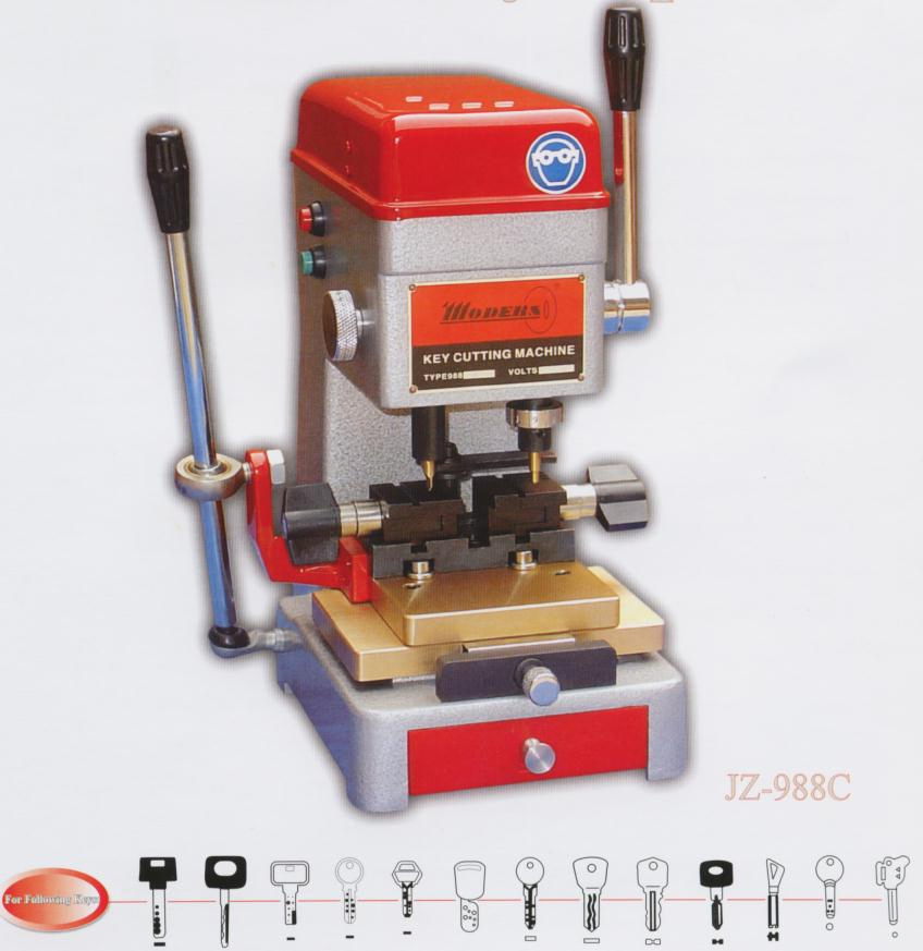 100b Factory Lightweigt Key Cutting Machine for Accurate Copy