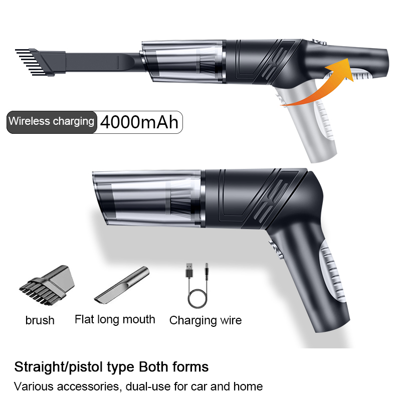 5000 PA Strong Power Car Vacuum Cleaner USB Rechargeable