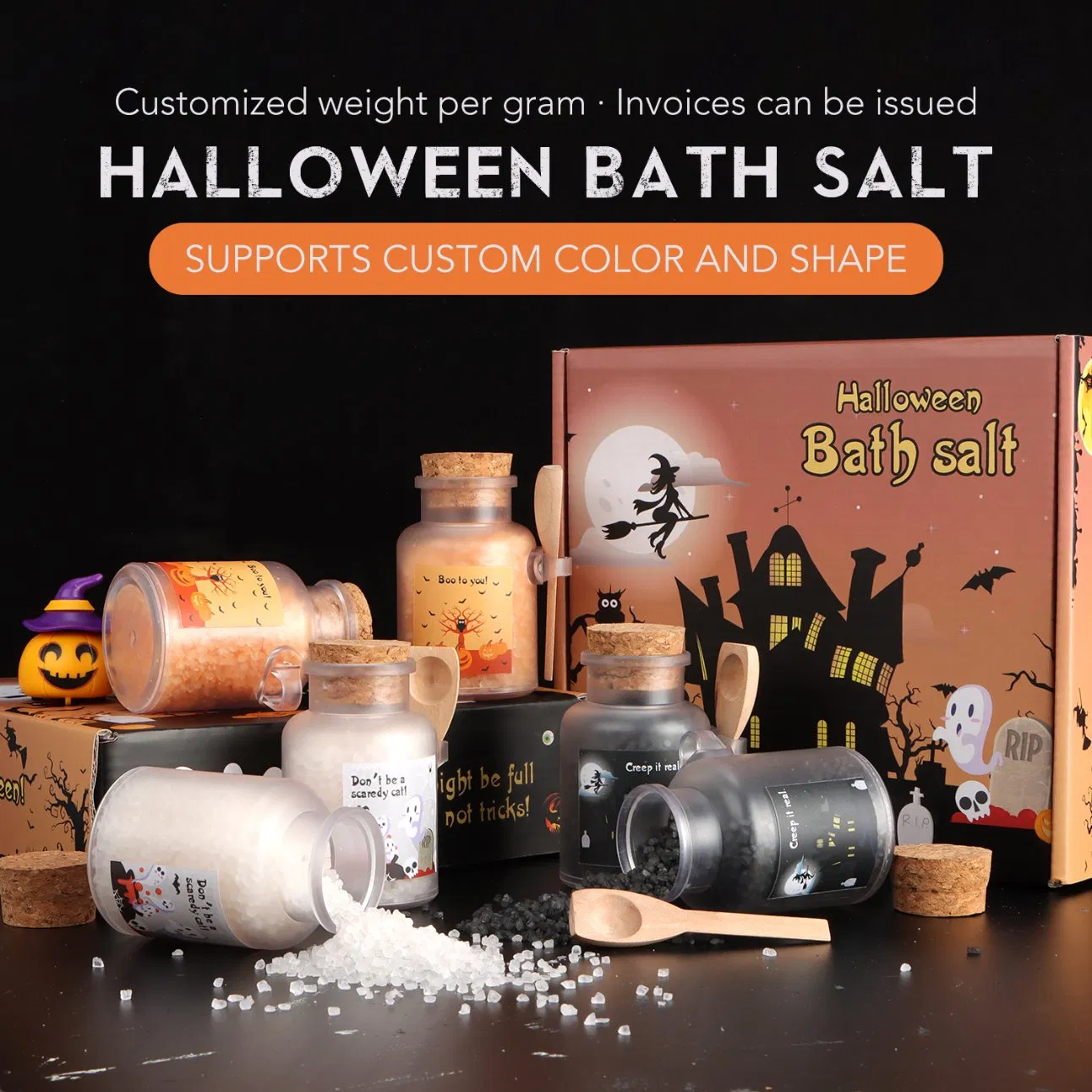 Festive Halloween Bath Salts Collection for Ultimate Relaxation